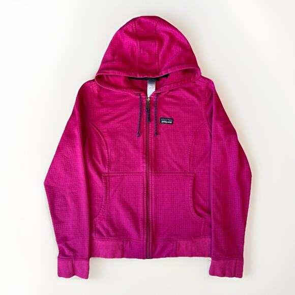 Patagonia Upslope Hoody Women's Medium Pink R1 Lightweight Full Zip Outerwear - Picture 1 of 10
